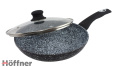 Patelnia tradycyjna Hoffner 30 cm granitowa