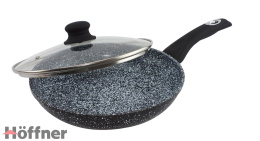 Patelnia tradycyjna Hoffner 30 cm granitowa