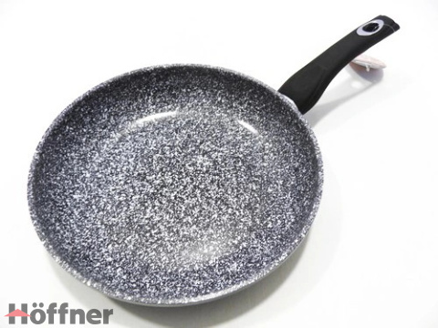 Patelnia tradycyjna Hoffner 30 cm granitowa Patelnia tradycyjna Hoffner 30 cm granitowa
