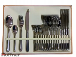 Serwis obiadowy Hoffner Elegance Zestaw sztućców 24el