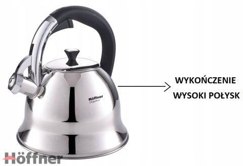 CZAJNIK STALOWY INDUKCJA HOFFNER 3 L-MIX CZAJNIK STALOWY INDUKCJA HOFFNER 3 L-MIX