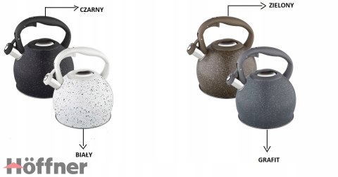 CZAJNIK STALOWY INDUKCJA HOFFNER 3 L CZAJNIK STALOWY INDUKCJA HOFFNER 3 L
