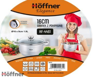 Garnek tradycyjny Hoffner 1,5 l Garnek tradycyjny Hoffner 1,5 l