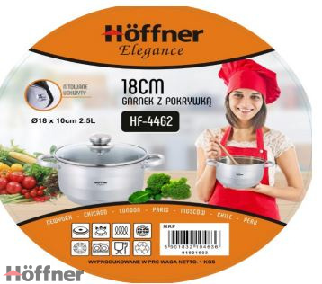 Garnek tradycyjny Hoffner 2 l Garnek tradycyjny Hoffner 2 l