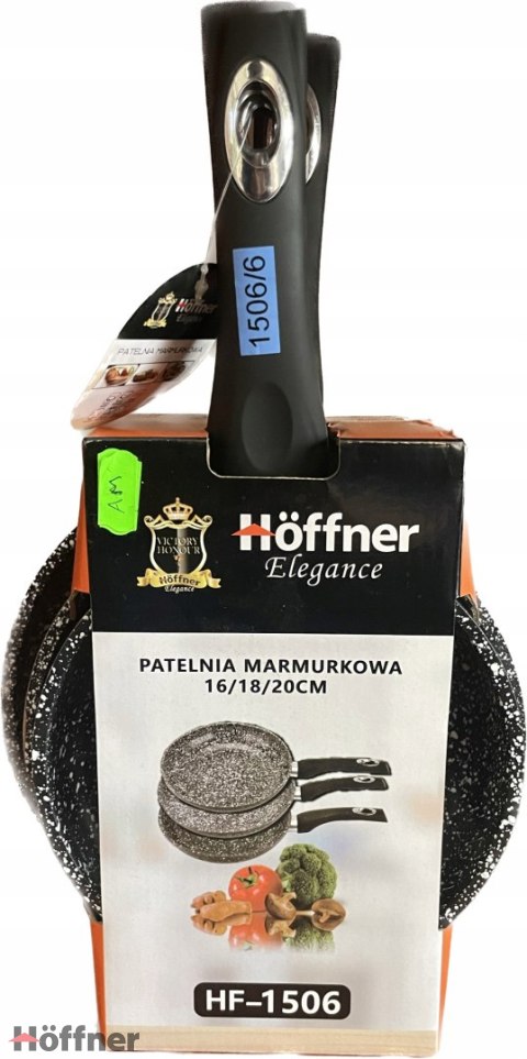 Patelnia Marmurkowa ZESTAW 16/18/20 CM Patelnia Marmurkowa ZESTAW 16/18/20 CM