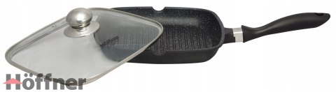 Patelnia grillowa Hoffner Elegance 24 cm aluminiowa Patelnia grillowa Hoffner Elegance 24 cm aluminiowa