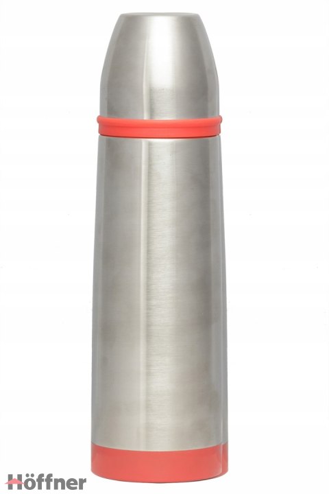 Termos próżniowy ze stali nierdzewnej podróżny HOFFNER 350ml Czerwony Termos próżniowy ze stali nierdzewnej podróżny HOFFNER 350ml Czerwony