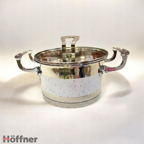 Zestaw garnków 12-elementowy ze stali nierdzewnej | Hoffner HF-4469 Zestaw garnków 12-elementowy ze stali nierdzewnej | Hoffner HF-4469