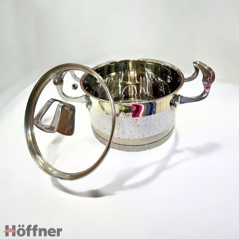 Zestaw garnków 12-elementowy ze stali nierdzewnej | Hoffner HF-4469 Zestaw garnków 12-elementowy ze stali nierdzewnej | Hoffner HF-4469