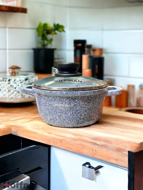 Zestaw garnków Hoffman PROSTA aluminiowe 7 el. Zestaw garnków Hoffman PROSTA aluminiowe 7 el.
