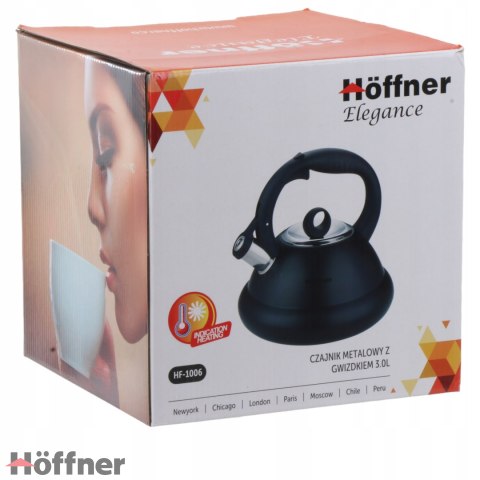 CZAJNIK STALOWY INDUKCJA HOFFNER 3 L CZAJNIK STALOWY INDUKCJA HOFFNER 3 L