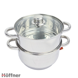 Parowar Hoffner 6,3 l Zestaw garnków na pare