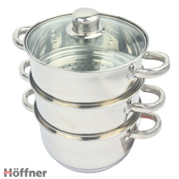 Parowar Hoffner ELEGANCE 2,5 l Zestaw garnków na pare