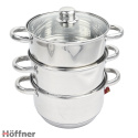 Parowar Hoffner ELEGANCE 6,3 l Zestaw garnków na pare